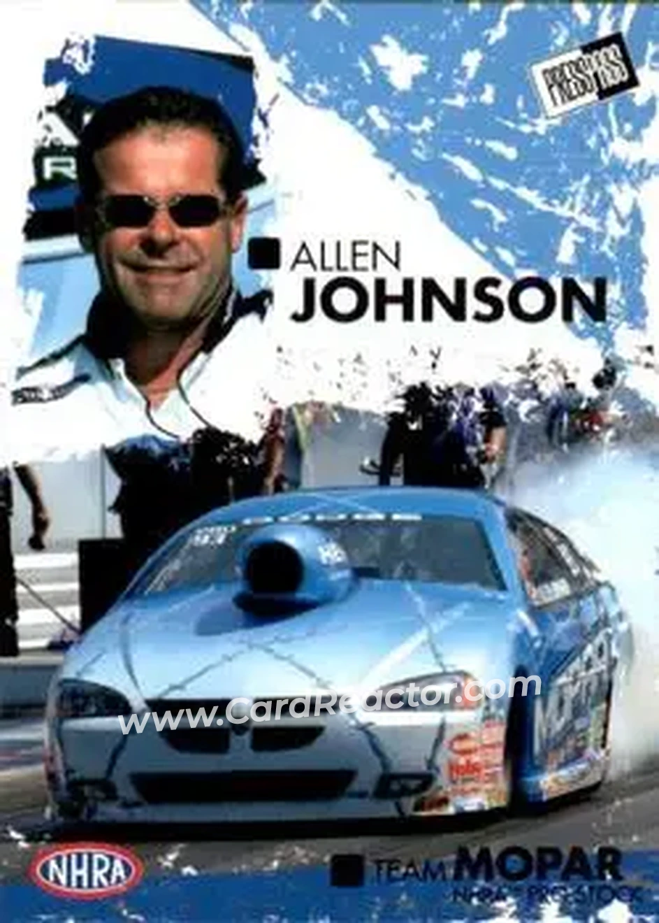 2005 Press Pass NHRA #34 - Allen Johnson - Front