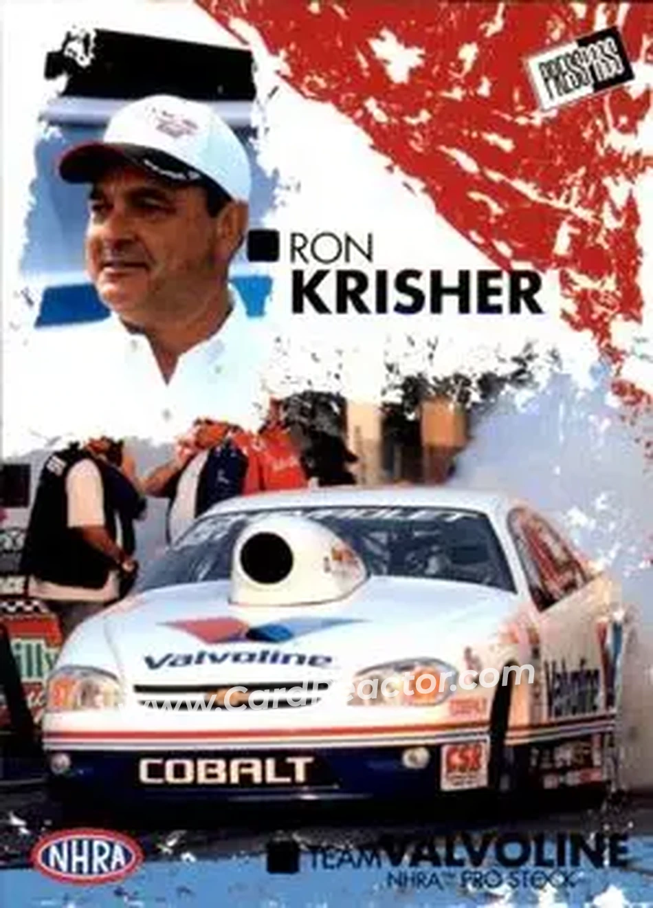 2005 Press Pass NHRA #38 - Ron Krisher - Front