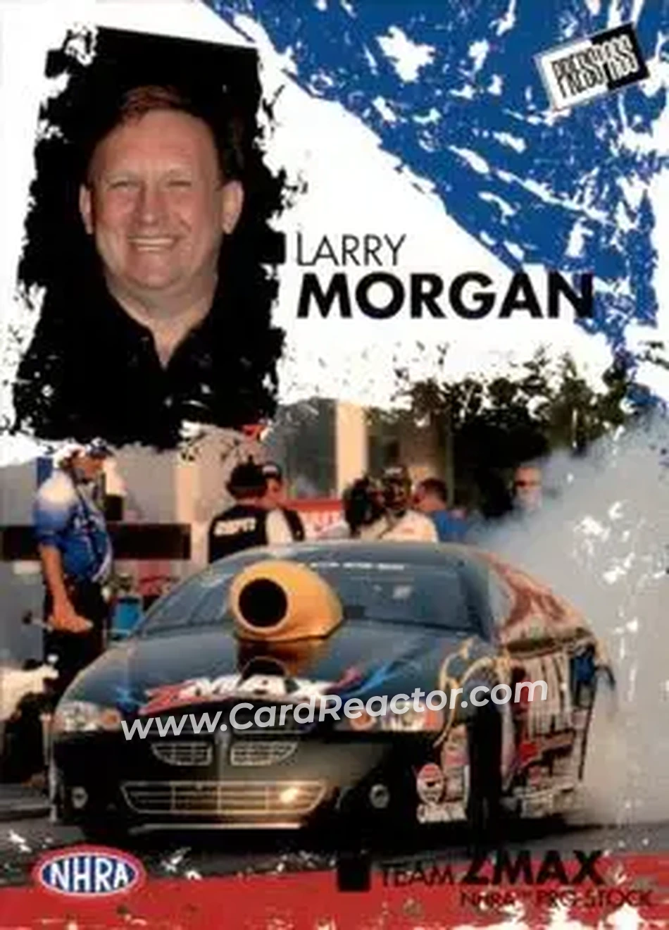 2005 Press Pass NHRA #40 - Larry Morgan - Front 2005 Press Pass NHRA #40 - Larry Morgan - Front