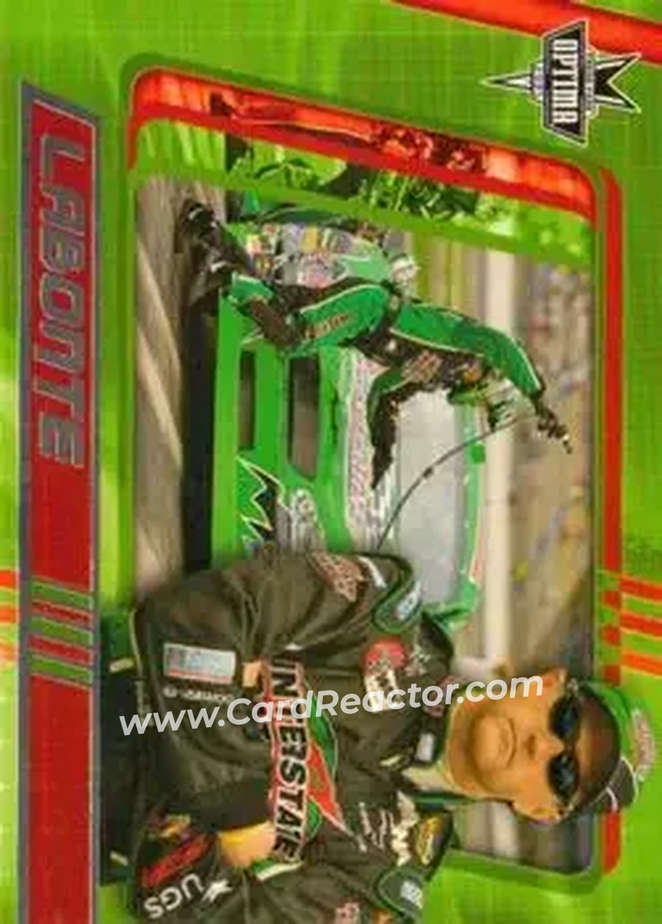2005 Press Pass Optima #16 - Bobby Labonte - Joe Gibbs Racing - Front 2005 Press Pass Optima #16 - Bobby Labonte - Joe Gibbs Racing - Front
