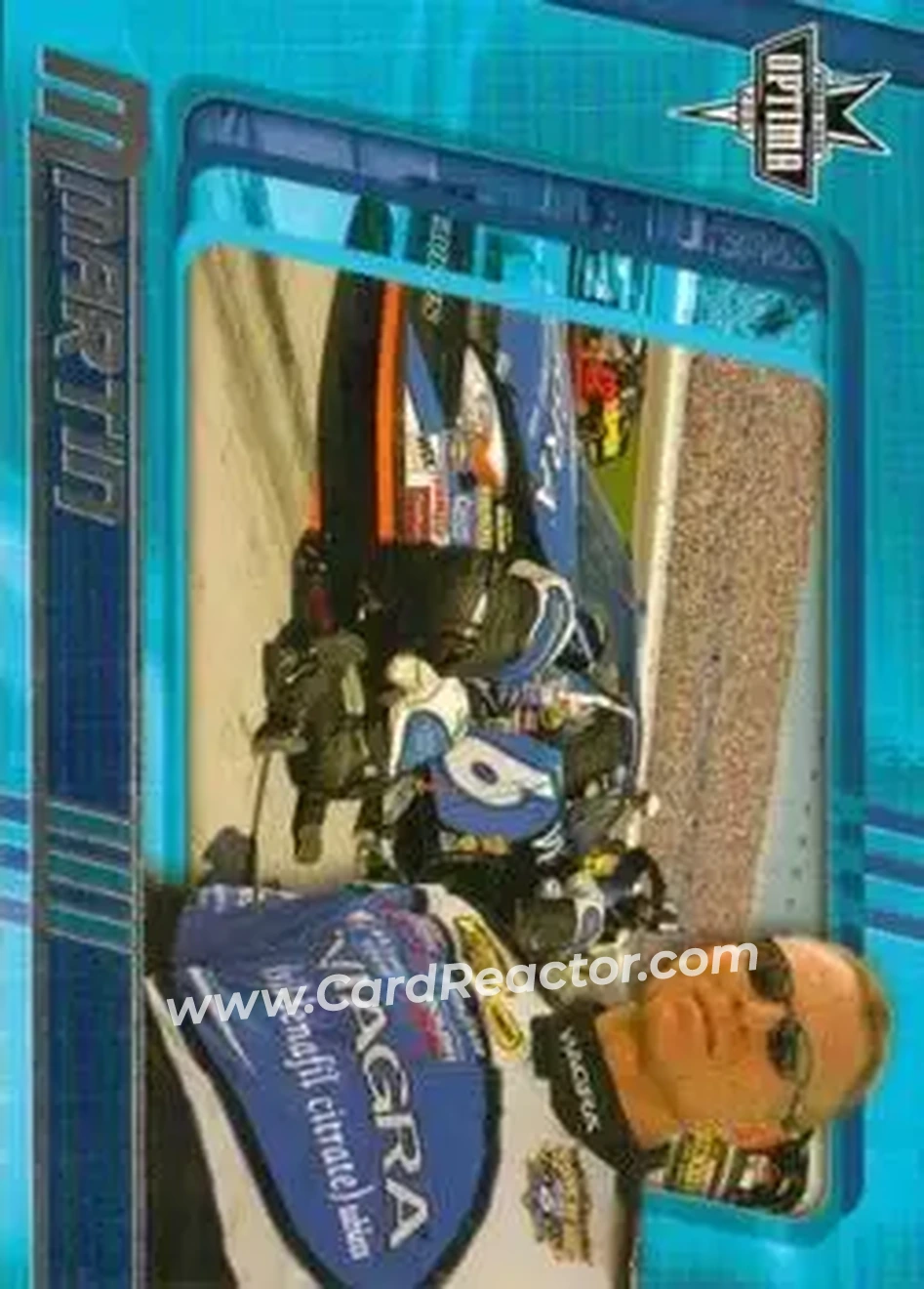 2005 Press Pass Optima #18 - Mark Martin - Roush Racing - Front 2005 Press Pass Optima #18 - Mark Martin - Roush Racing - Front