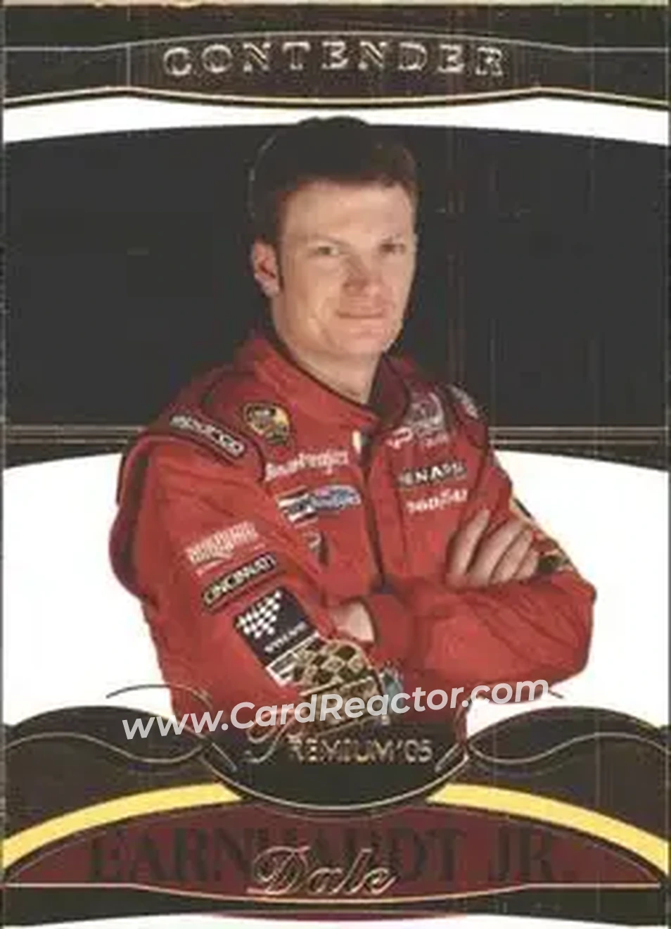 2005 Press Pass Premium #5 - Dale Earnhardt Jr - Dale Earnhardt Inc. - Front 2005 Press Pass Premium #5 - Dale Earnhardt Jr - Dale Earnhardt Inc. - Front