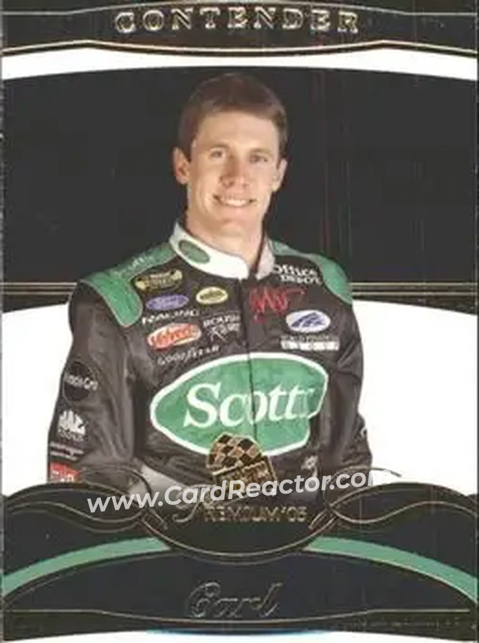 2005 Press Pass Premium #6 - Carl Edwards - Roush Racing - Front