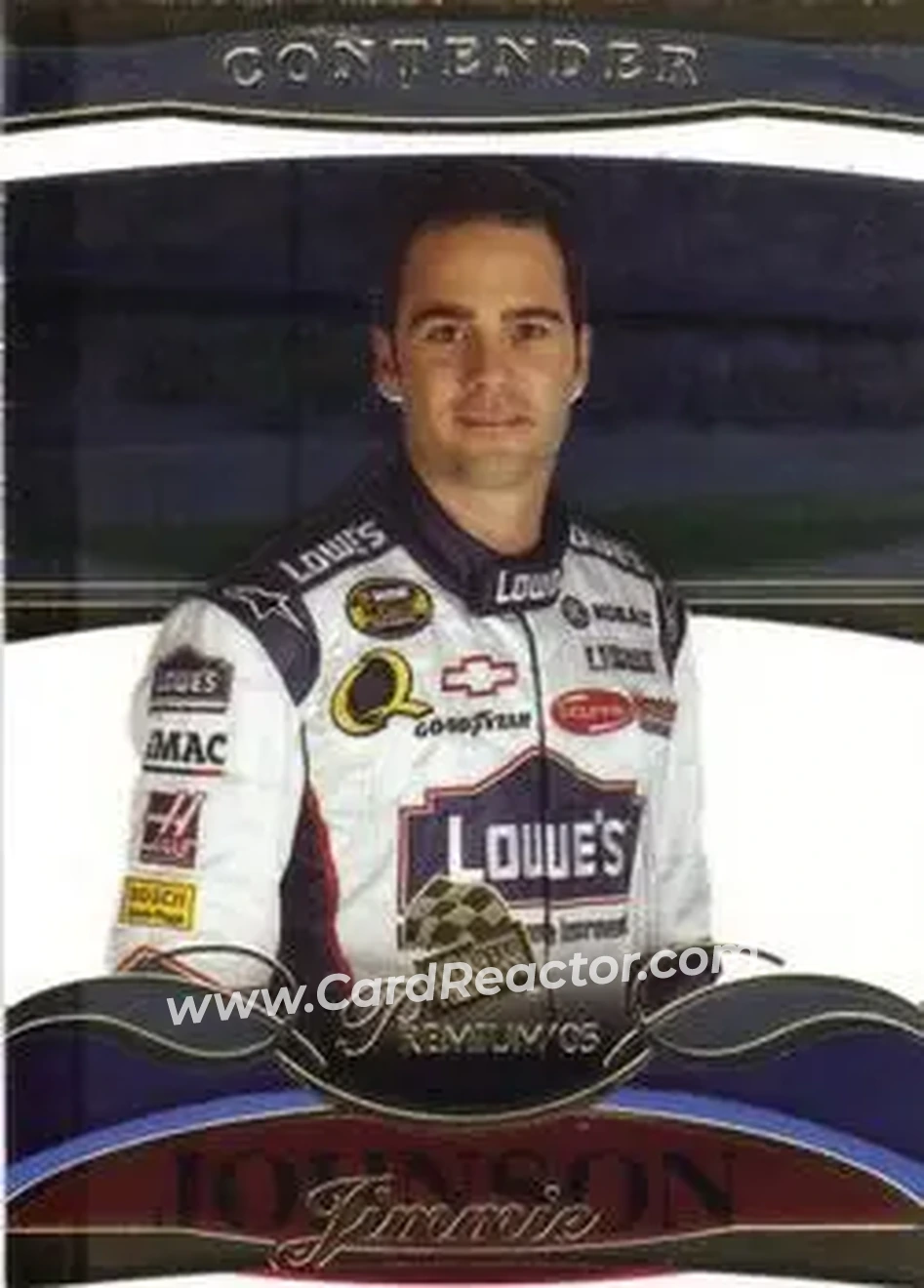 2005 Press Pass Premium #11 - Jimmie Johnson - Hendrick Motorsports - Front
