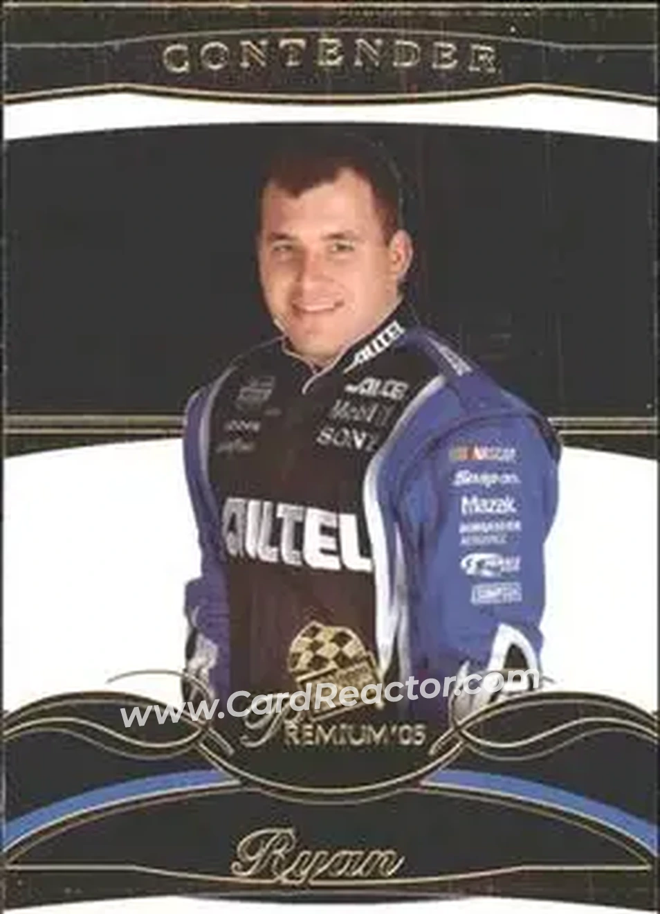 2005 Press Pass Premium #24 - Ryan Newman - Penske Racing South - Front