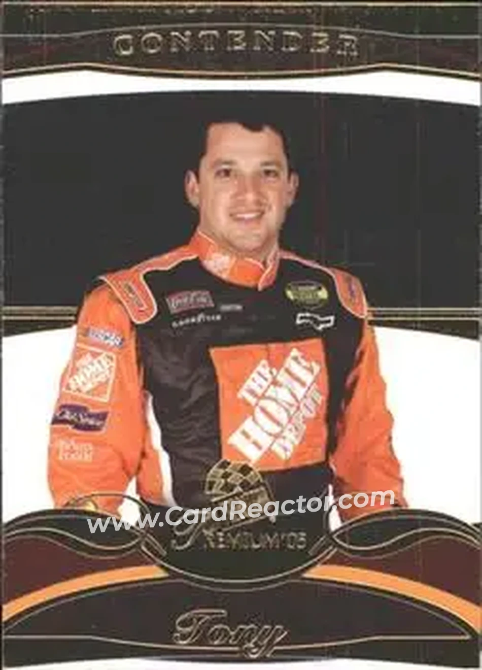 2005 Press Pass Premium #30 - Tony Stewart - Joe Gibbs Racing - Front 2005 Press Pass Premium #30 - Tony Stewart - Joe Gibbs Racing - Front