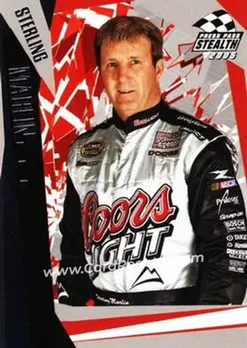 2005 Press Pass Stealth #1 - Sterling Marlin - Chip Ganassi Racing with Felix Sabates - Front