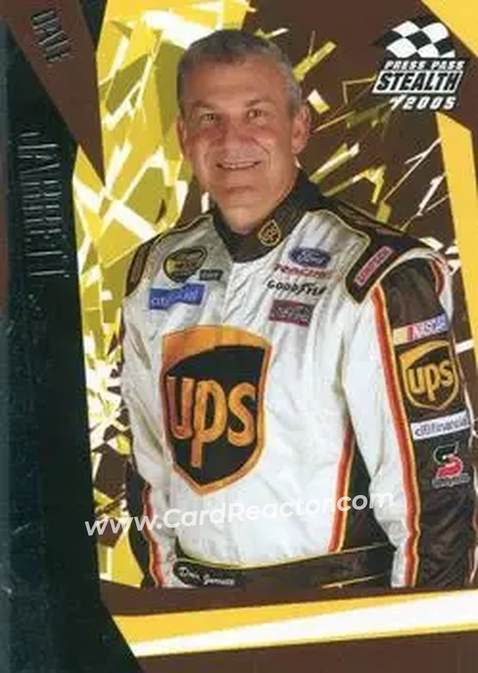 2005 Press Pass Stealth #19 - Dale Jarrett - Robert Yates Racing - Front