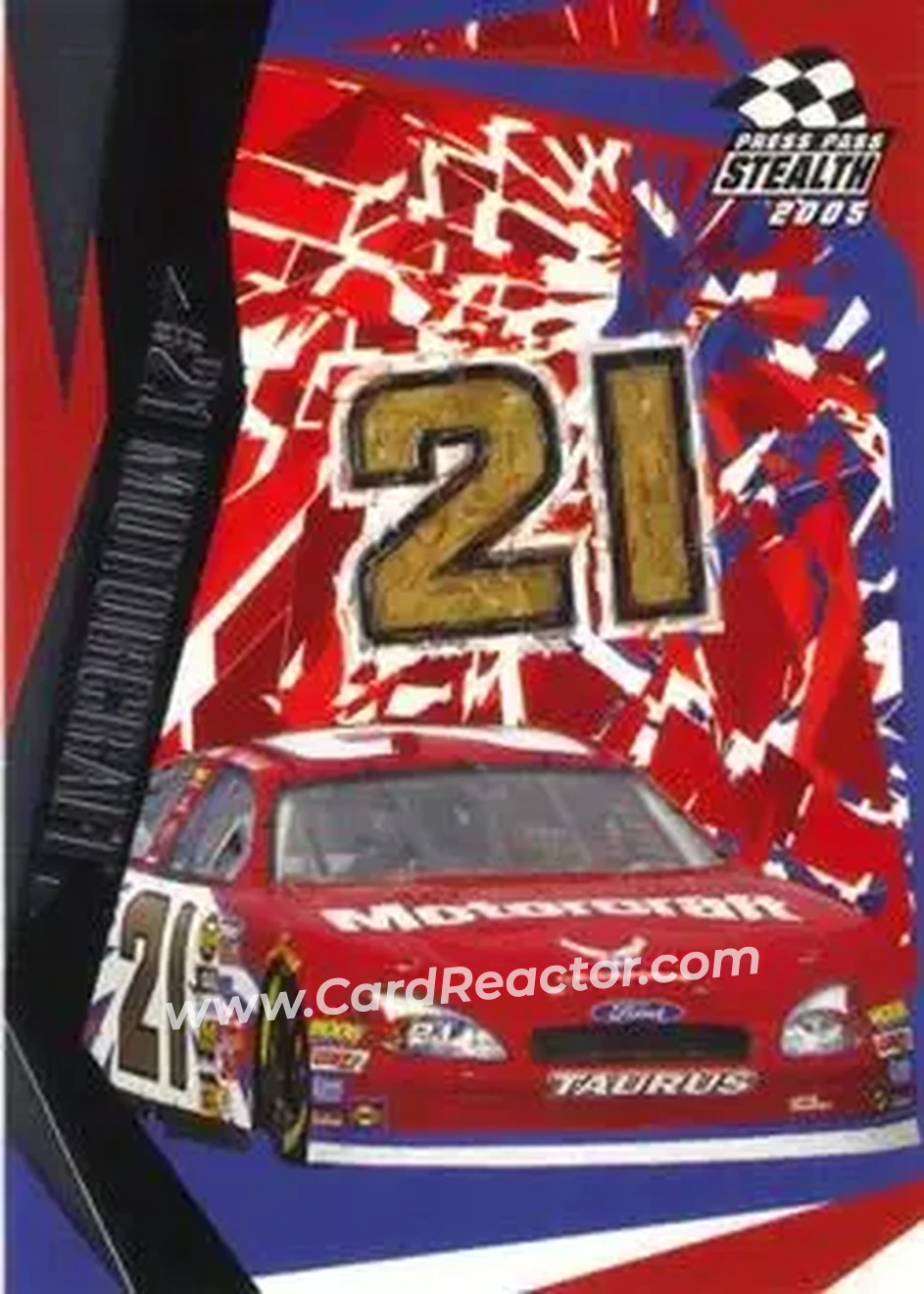 2005 Press Pass Stealth #23 - Ricky Rudd - Wood Brothers Racing - Front