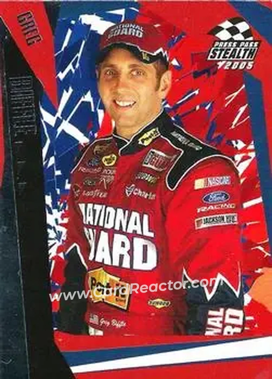 2005 Press Pass Stealth #28 - Greg Biffle - Roush Racing - Front