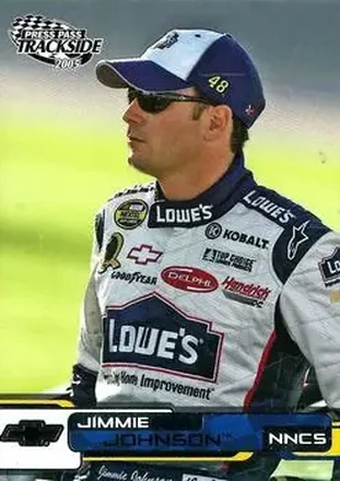 2005 Press Pass Trackside #5 - Jimmie Johnson - Hendrick Motorsports
