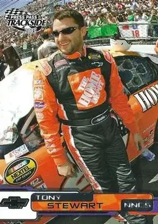 2005 Press Pass Trackside #10 Tony Stewart