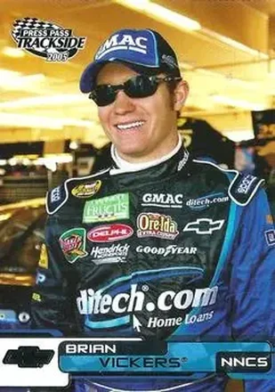 2005 Press Pass Trackside #11 Brian Vickers