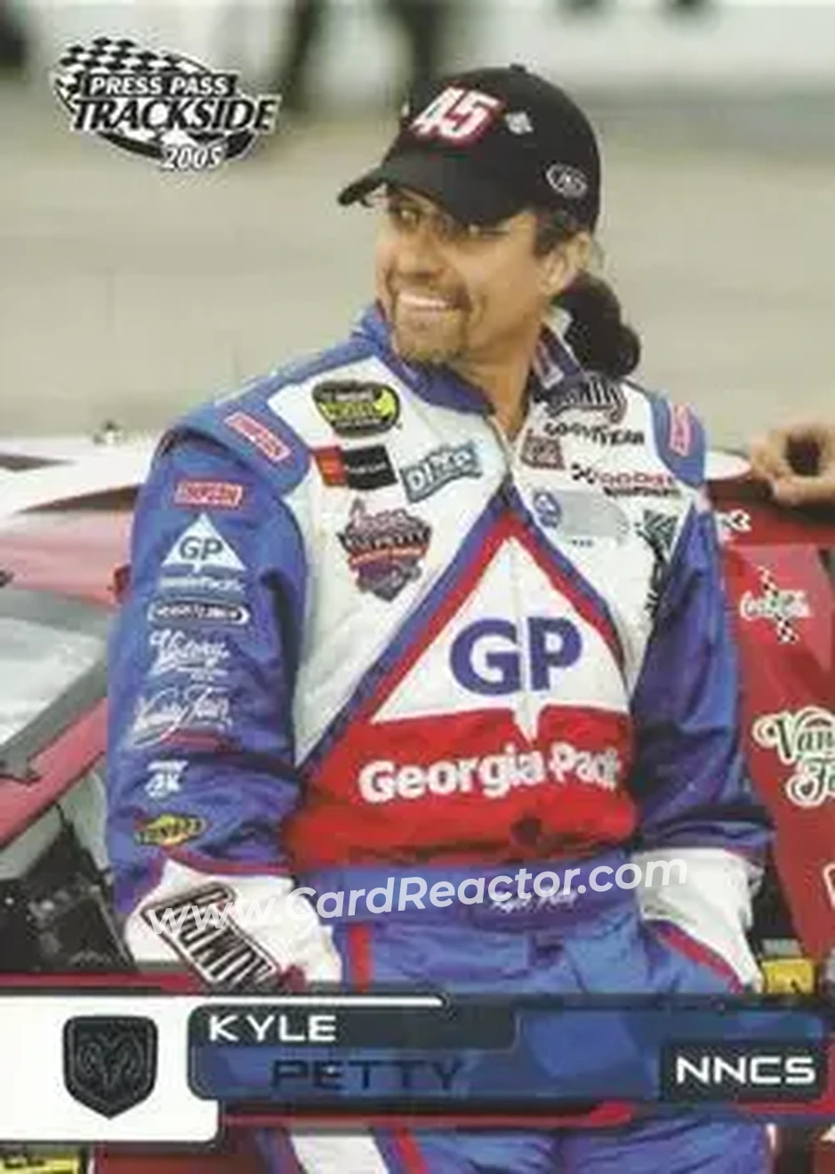 2005 Press Pass Trackside #21 - Kyle Petty - Petty Enterprises - Front