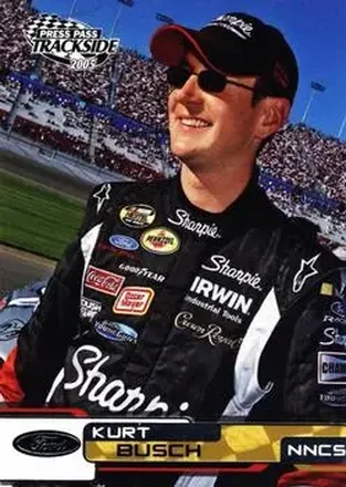 2005 Press Pass Trackside #27 - Kurt Busch - Roush Racing