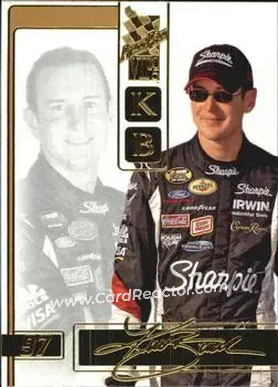 2005 Press Pass VIP #3 - Kurt Busch - Roush Racing - Front 2005 Press Pass VIP #3 - Kurt Busch - Roush Racing - Front