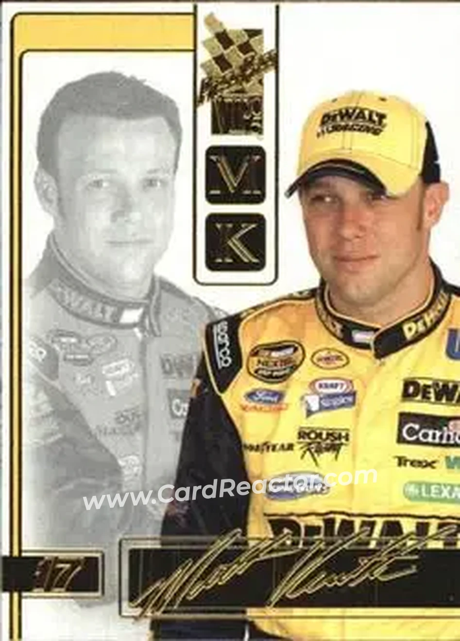 2005 Press Pass VIP #13 - Matt Kenseth - Roush Racing - Front 2005 Press Pass VIP #13 - Matt Kenseth - Roush Racing - Front