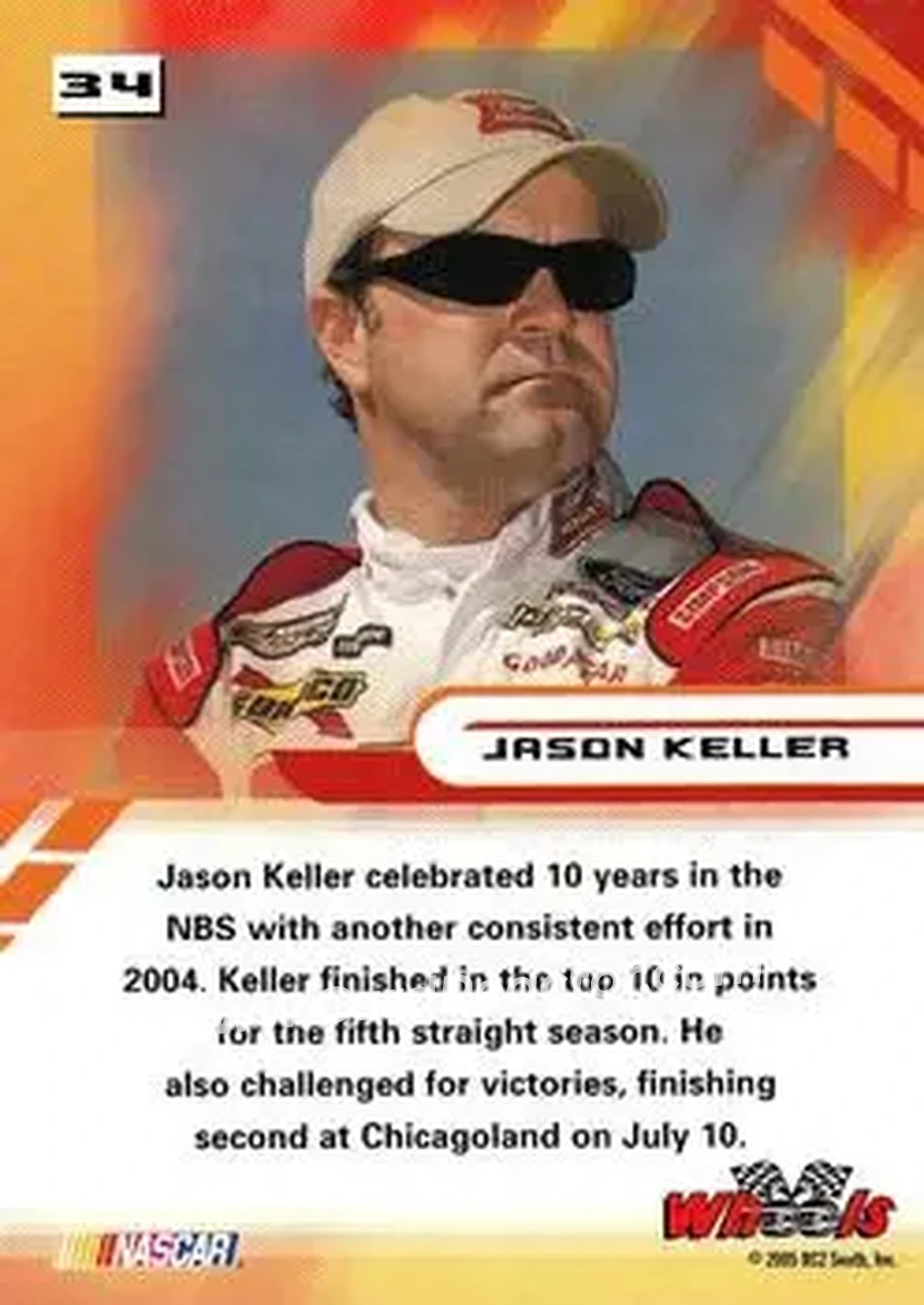 2005 Wheels High Gear #34 - Jason Keller - PPC Motorsports - Back