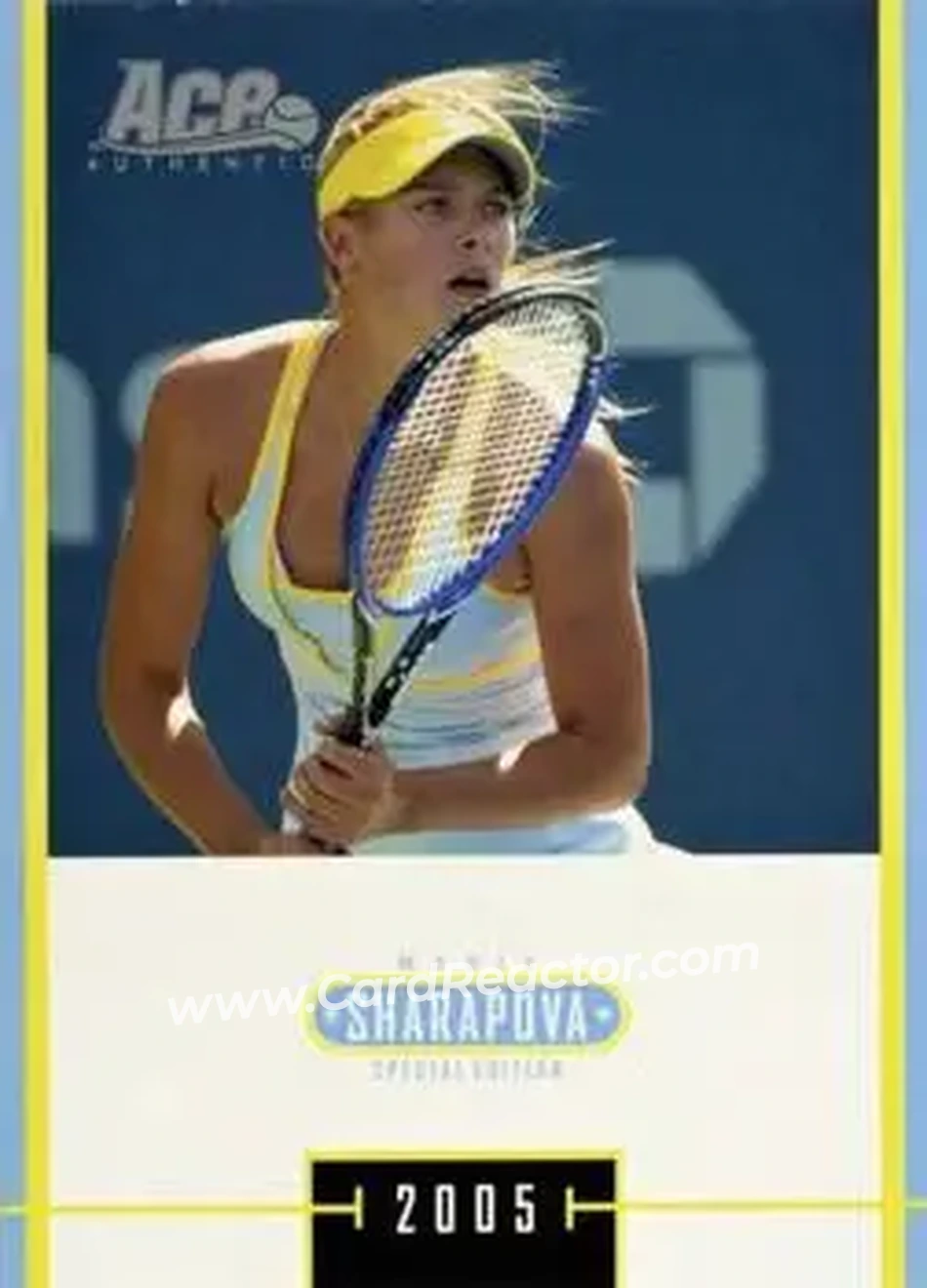 2005 Ace Authentic Sharapova SE #MS-9 - Maria Sharapova - Front
