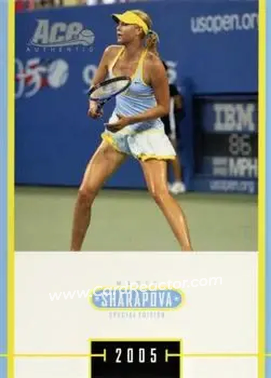 2005 Ace Authentic Sharapova SE #MS-12 - Maria Sharapova - Front