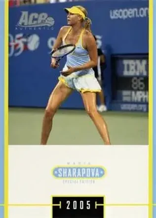 2005 Ace Authentic Sharapova SE #MS-12 Maria Sharapova