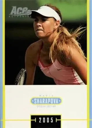 2005 Ace Authentic Sharapova SE #MS-16 Maria Sharapova