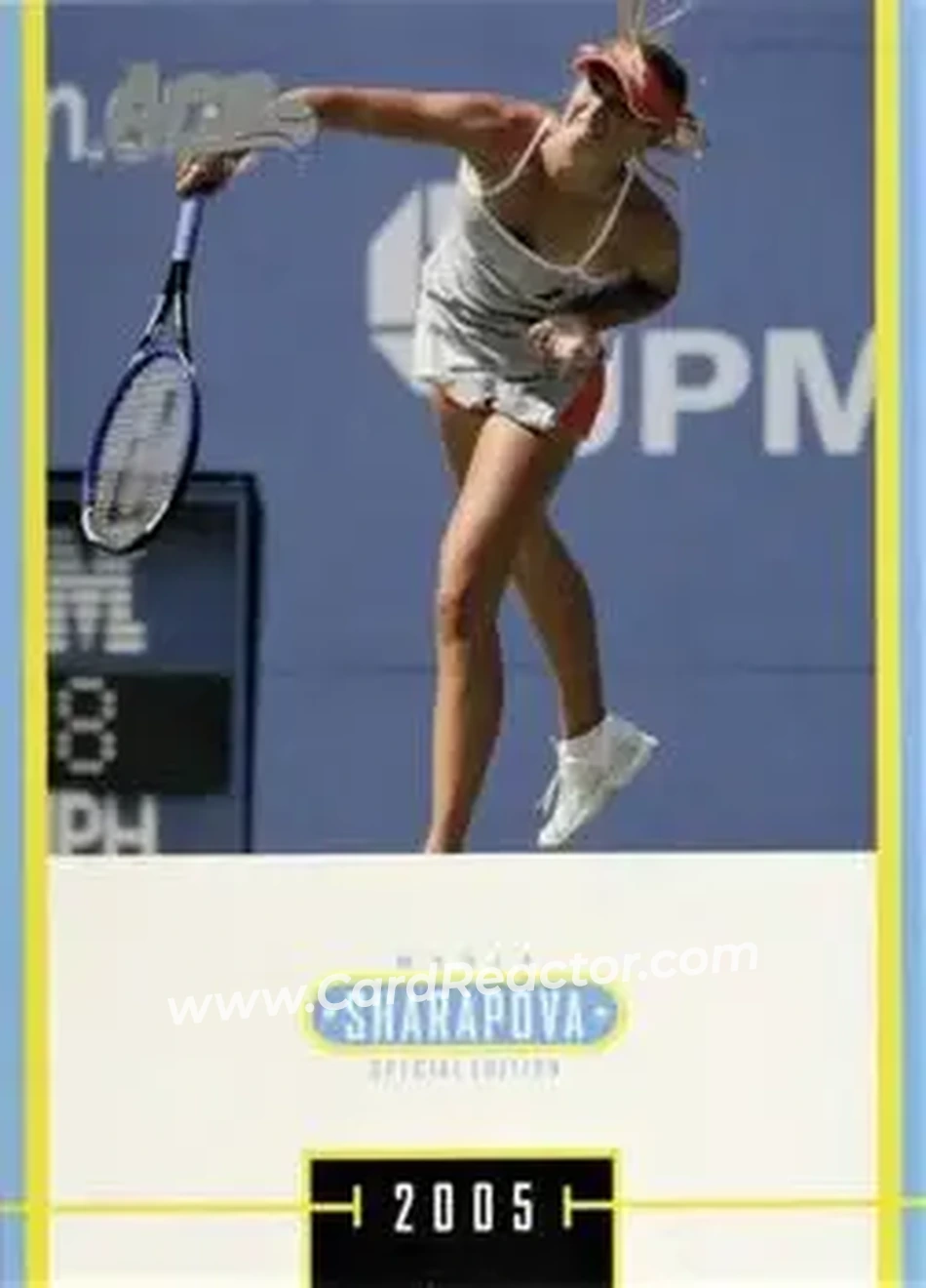 2005 Ace Authentic Sharapova SE #MS-20 - Maria Sharapova - Front 2005 Ace Authentic Sharapova SE #MS-20 - Maria Sharapova - Front