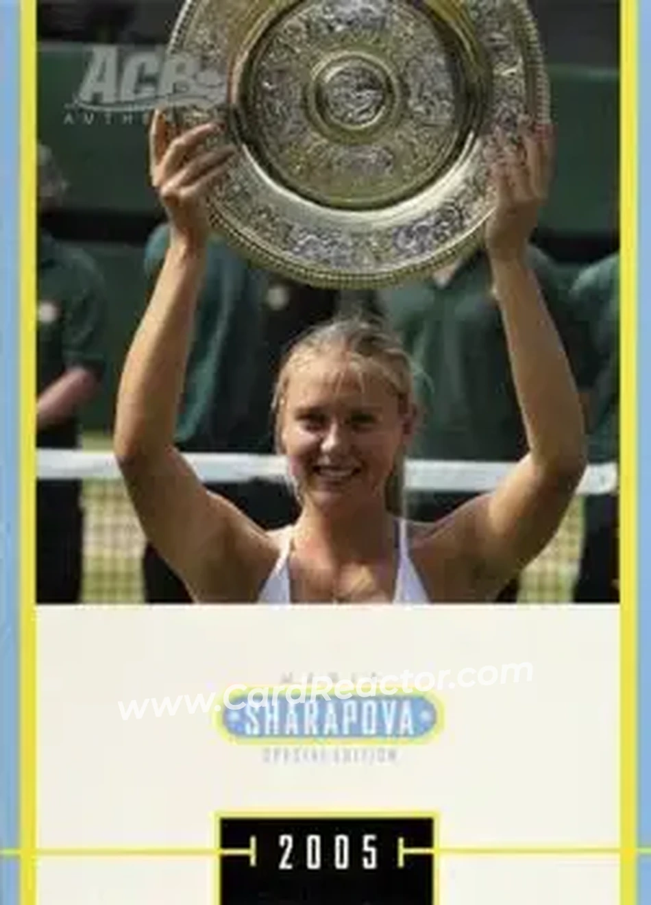 2005 Ace Authentic Sharapova SE #MS-22 - Maria Sharapova - Front 2005 Ace Authentic Sharapova SE #MS-22 - Maria Sharapova - Front