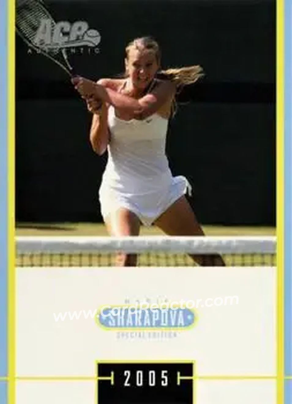 2005 Ace Authentic Sharapova SE #MS-26 - Maria Sharapova - Front