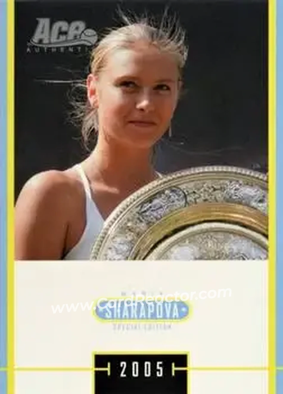 2005 Ace Authentic Sharapova SE #MS-27 - Maria Sharapova - Front