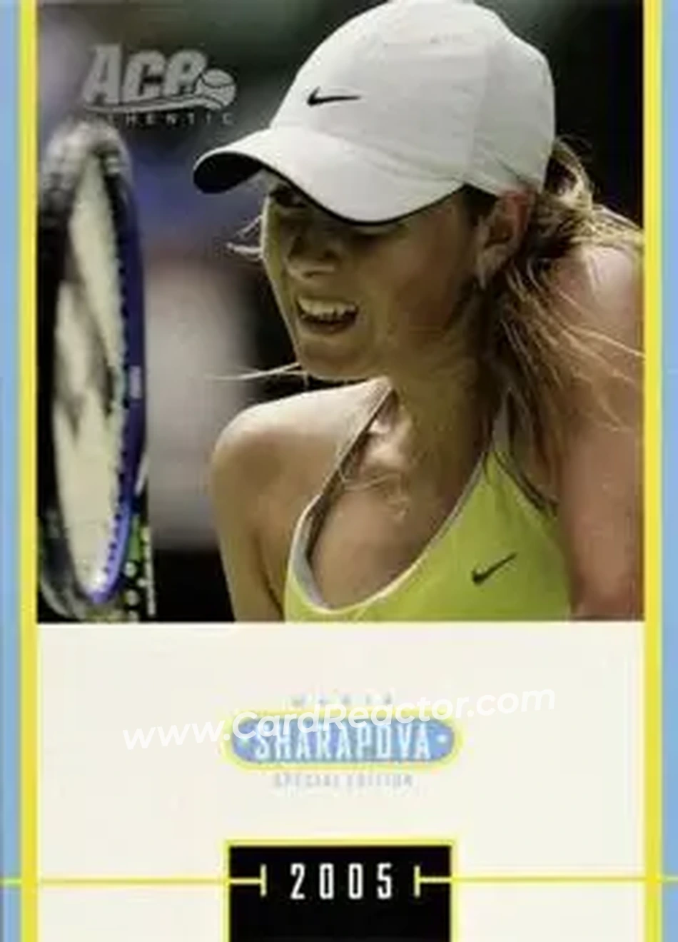 2005 Ace Authentic Sharapova SE #MS-36 - Maria Sharapova - Front