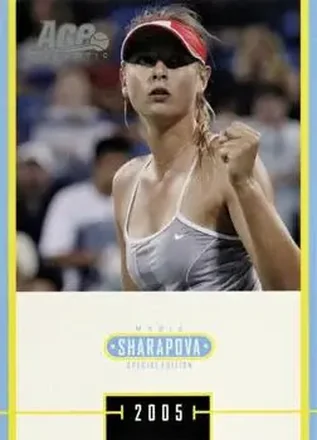 2005 Ace Authentic Sharapova SE feature card