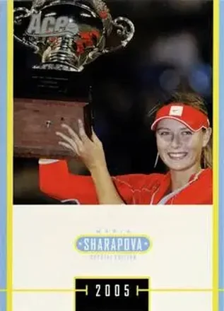 2005 Ace Authentic Sharapova SE feature card