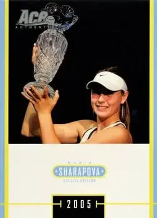 2005 Ace Authentic Sharapova SE feature card