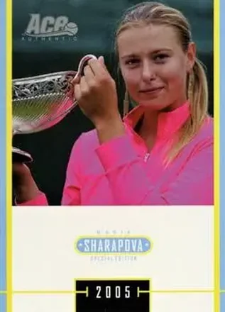 2005 Ace Authentic Sharapova SE feature card