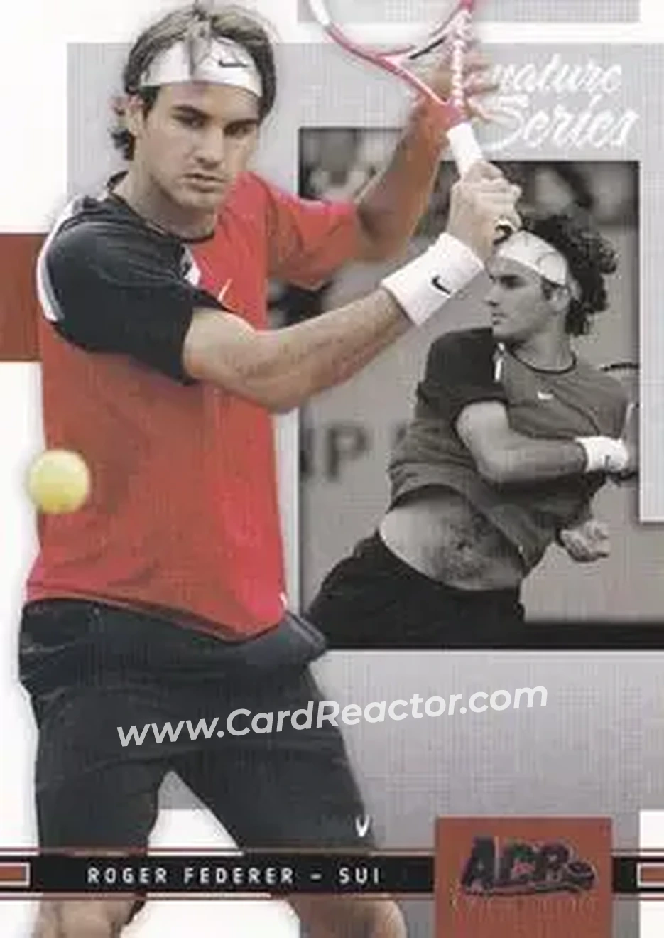 2005 Ace Authentic Signature Series #1 - Roger Federer - Front