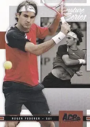 2005 Ace Authentic Signature Series #1 - Roger Federer