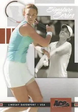 2005 Ace Authentic Signature Series #2 Lindsay Davenport