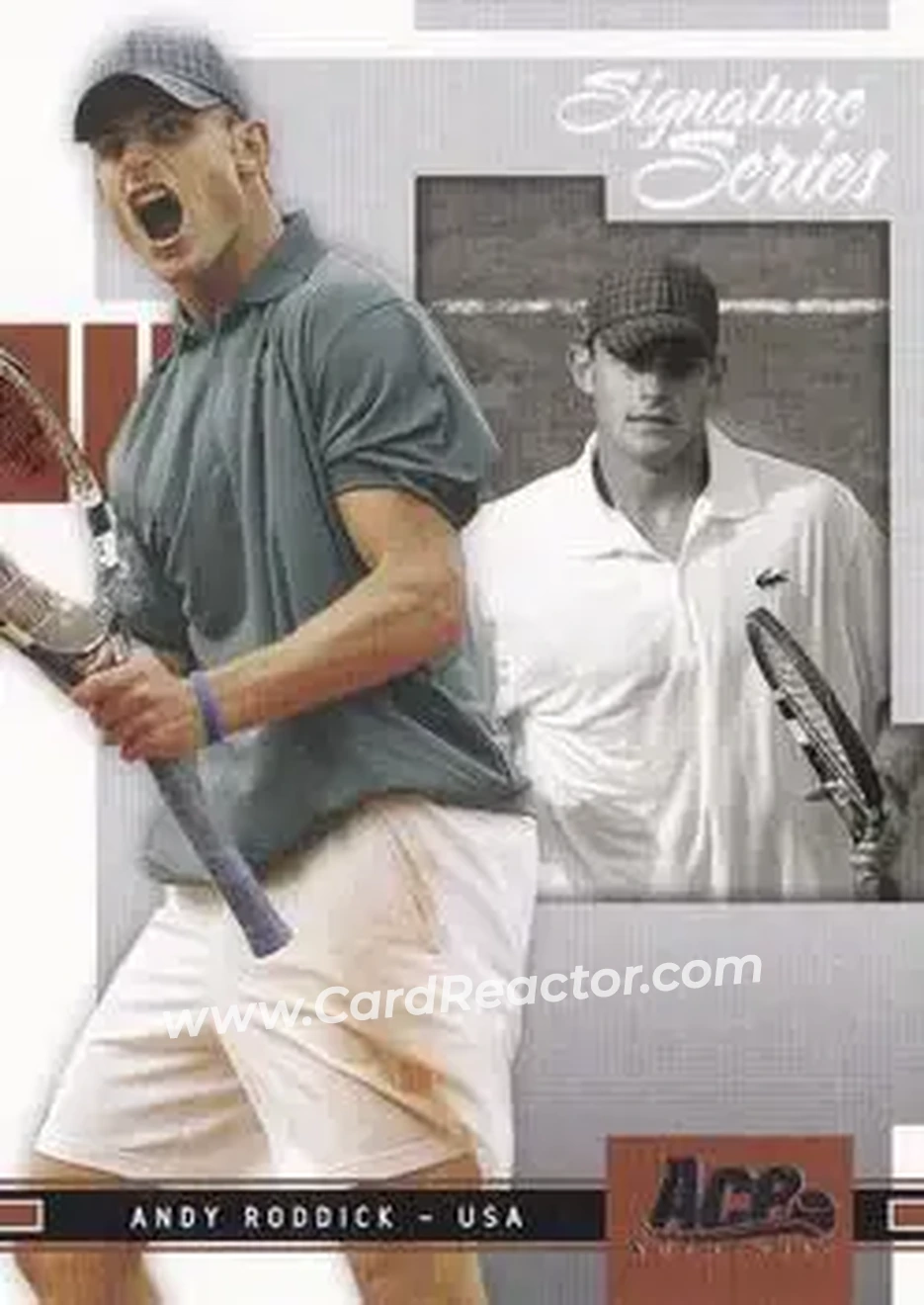 2005 Ace Authentic Signature Series #3 - Andy Roddick - Front 2005 Ace Authentic Signature Series #3 - Andy Roddick - Front