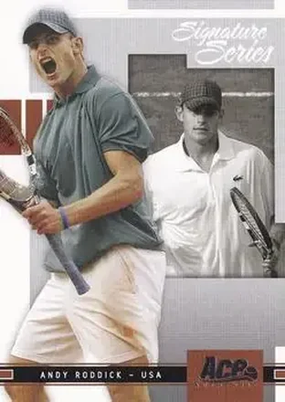 2005 Ace Authentic Signature Series #3 Andy Roddick