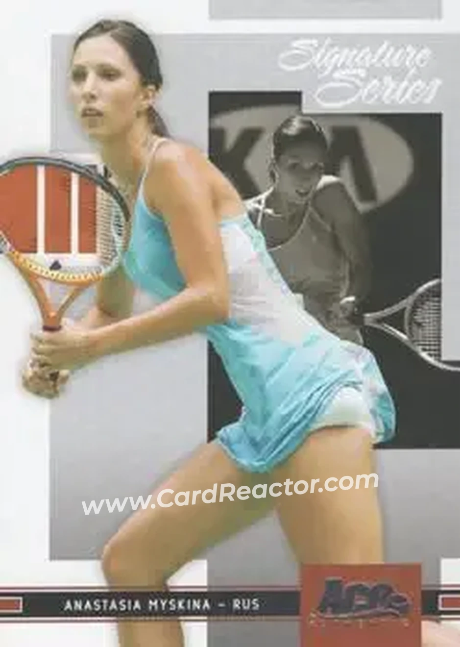 2005 Ace Authentic Signature Series #6 - Anastasia Myskina - Front