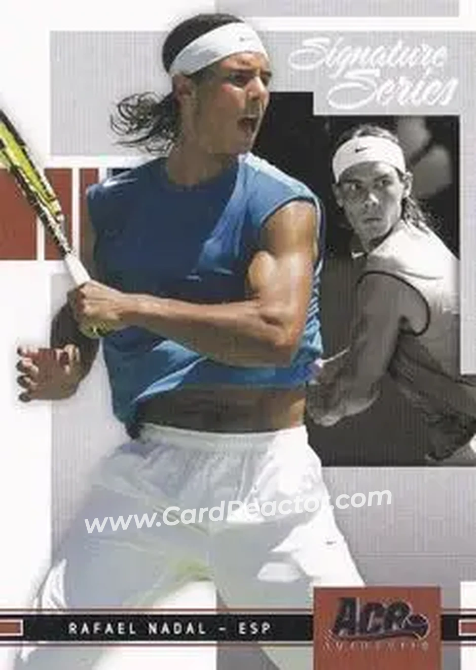 2005 Ace Authentic Signature Series #7 - Rafael Nadal - Front