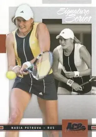2005 Ace Authentic Signature Series #12 Nadia Petrova