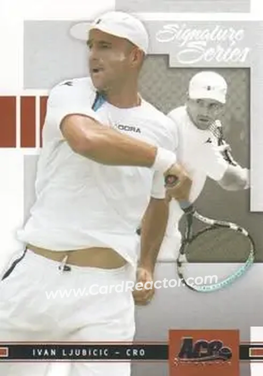 2005 Ace Authentic Signature Series #13 - Ivan Ljubicic - Front