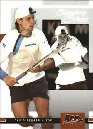 2005 Ace Authentic Signature Series #15 David Ferrer