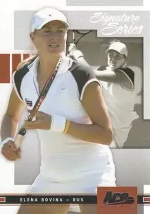 2005 Ace Authentic Signature Series #16 Elena Bovina