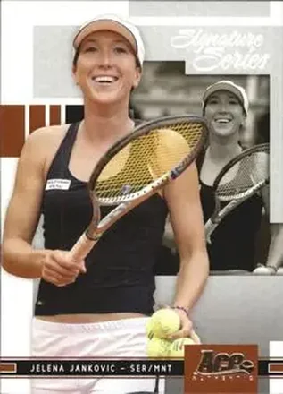 2005 Ace Authentic Signature Series #18 Jelena Jankovic