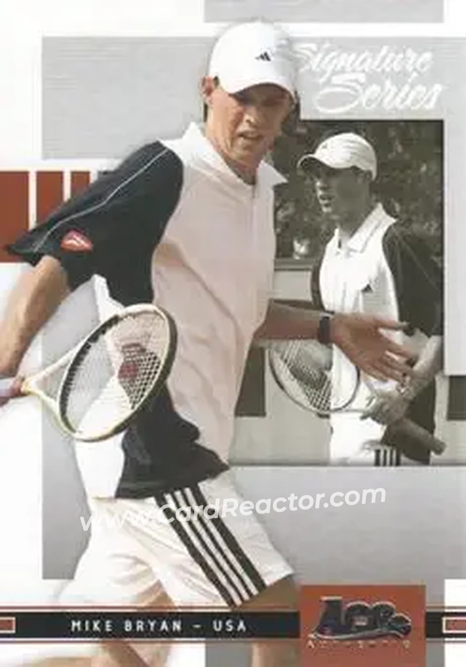 2005 Ace Authentic Signature Series #19 - Mike Bryan - Front