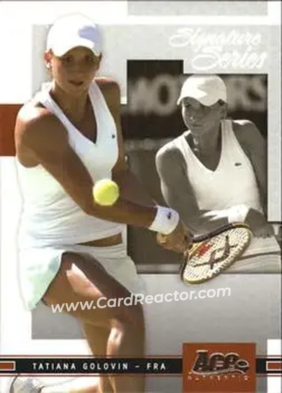 2005 Ace Authentic Signature Series #20 - Tatiana Golovin - Front