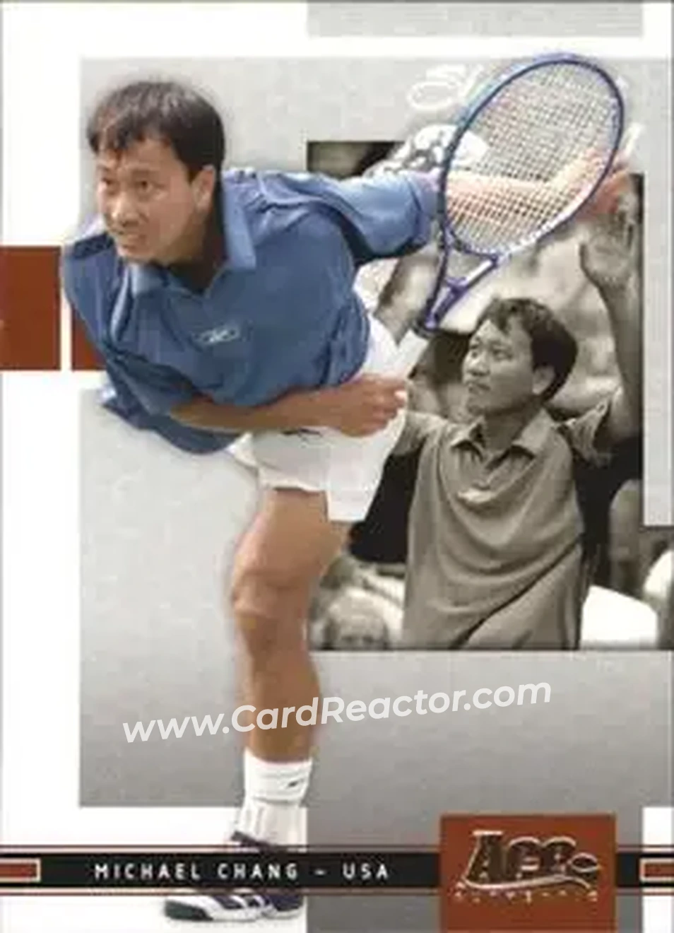 2005 Ace Authentic Signature Series #21 - Michael Chang - Front 2005 Ace Authentic Signature Series #21 - Michael Chang - Front